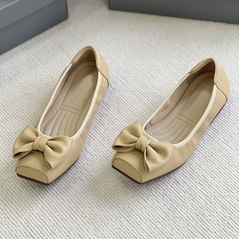 Damen Ballerinas mit elegantem Schleifen-Akzent EB