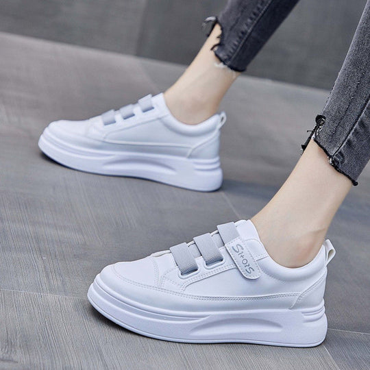 Damen Modische Sneakers mit praktischem Klettverschluss und bequemem Innenfutter EB