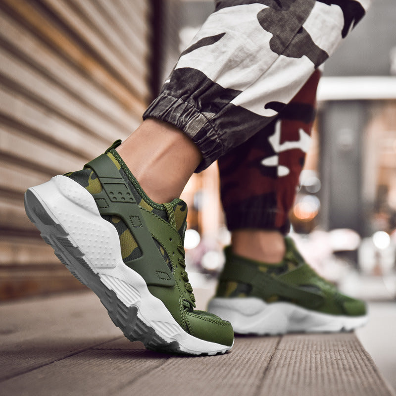 Damen sportliche Sneaker mit atmungsaktiver Oberflächenstruktur und rutschfester Sohle EB