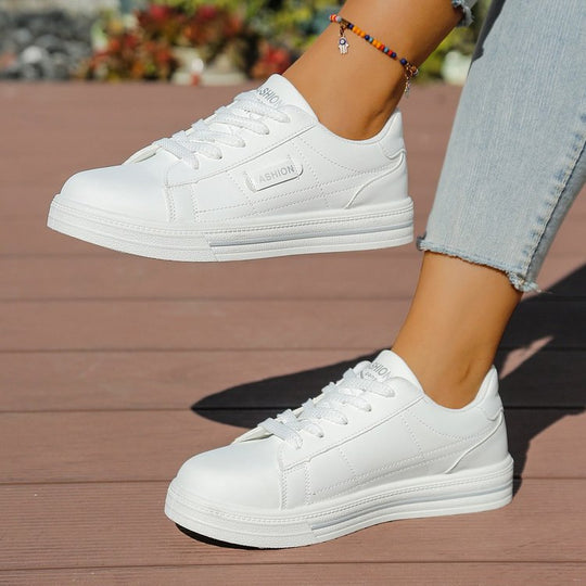 Damen Sneakers mit weichem Obermaterial und bequemer Dämpfung EB