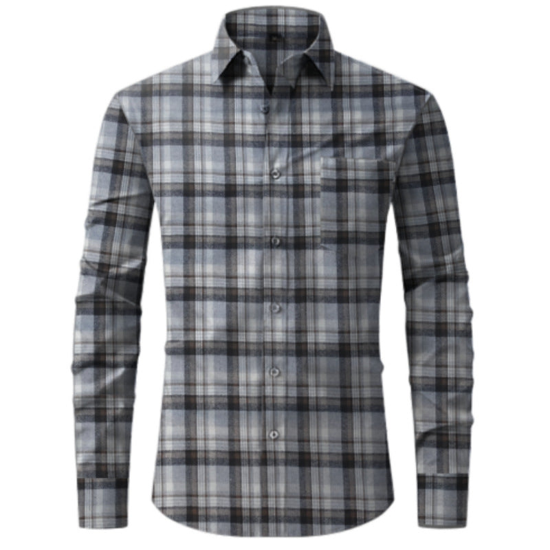 Herren Kariertes Hemd EB