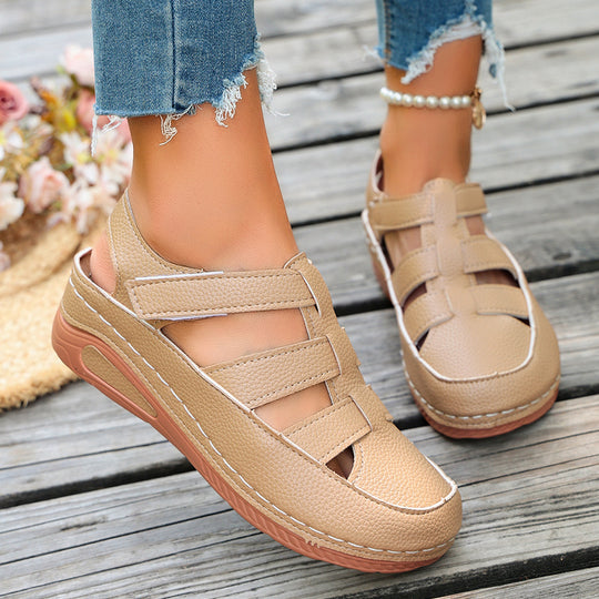 Damen Freizeitsandalen mit verstellbarem Riemendesign EB