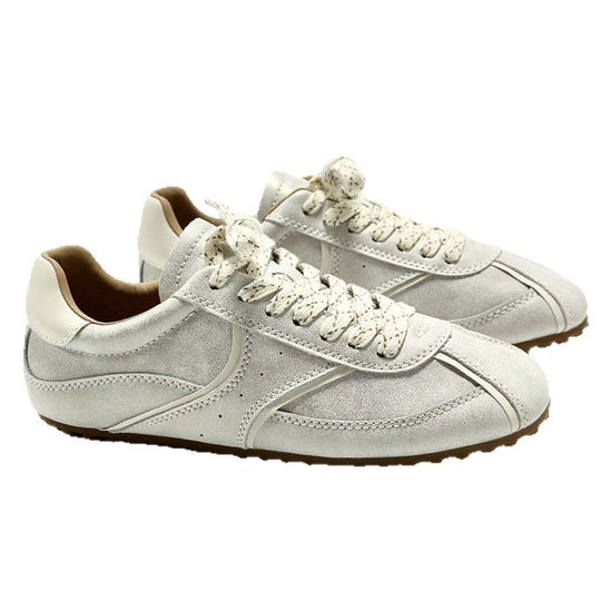 Damen Sportliche Lifestyle Sneakers mit elegantem Glanz EB