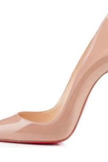 EB | Spitz Zulaufende 1rote Boden Schuhe