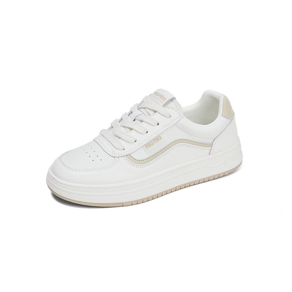 Damen lässige Sneakers mit modischem Design und dämpfender Außensohle EB