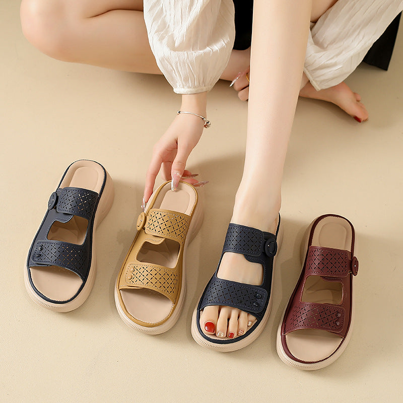 Damen Atmungsaktive Clogs mit modischem Lochdesign und komfortablem Fußbett EB