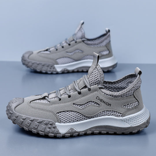 Damen Leichte Outdoor Sneakers mit atmungsaktivem Mesh-Obermaterial und rutschfester Sohle EB