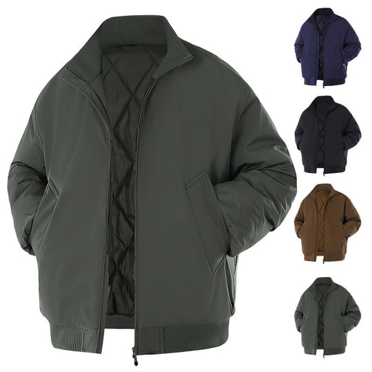 Herren Winterjacke mit warmem Innenfutter und praktischen Taschen EB