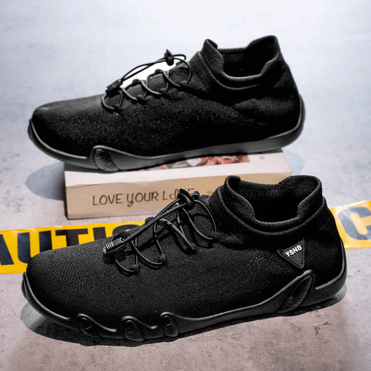 Damen Elastische Freizeitschuhe mit stoßdämpfender Sohle und atmungsaktivem Obermaterial EB