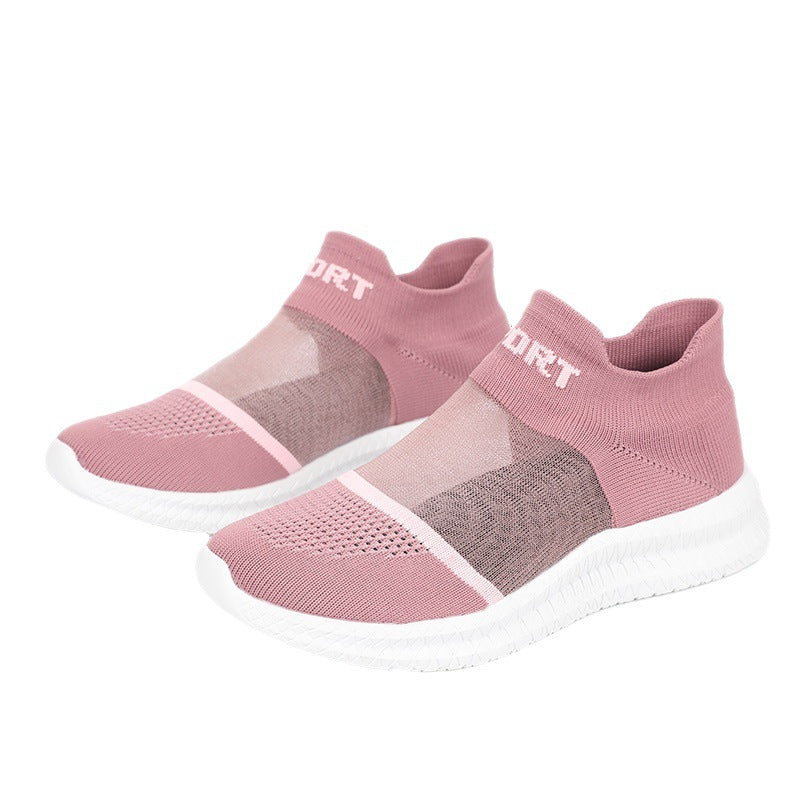 Damen Atmungsaktive Stricksneaker mit flexiblem Sockendesign EB