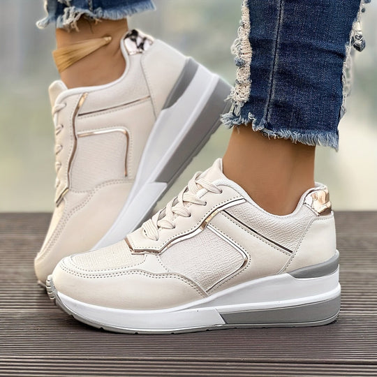 Damen Sportliche Sneakers mit modischem Design und rutschfester Sohle EB