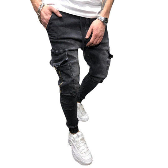 Herren Cargo-Jogginghose mit modischem Slim-Fit Schnitt und praktischen Taschen EB