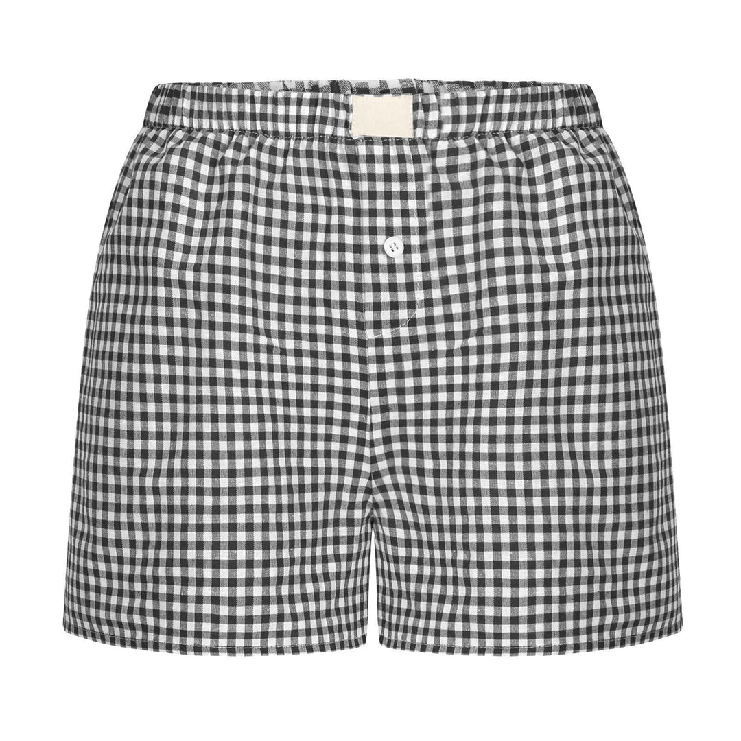 Damen lässige Karohose EB