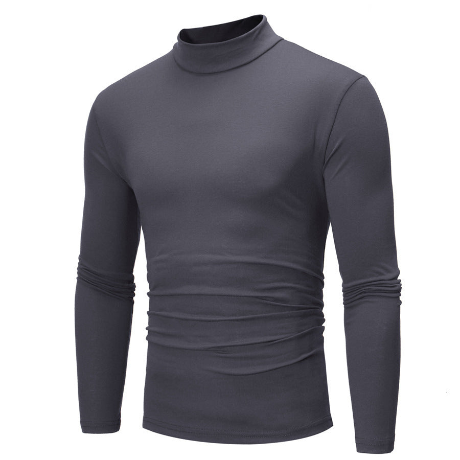 Herren Rollkragenpullover aus weichem Jersey EB