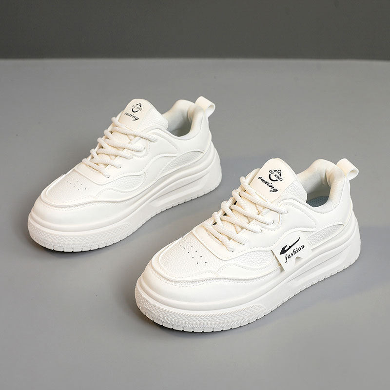 Damen modische chunky Sneakers mit atmungsaktivem Obermaterial und bequemer Dämpfung EB