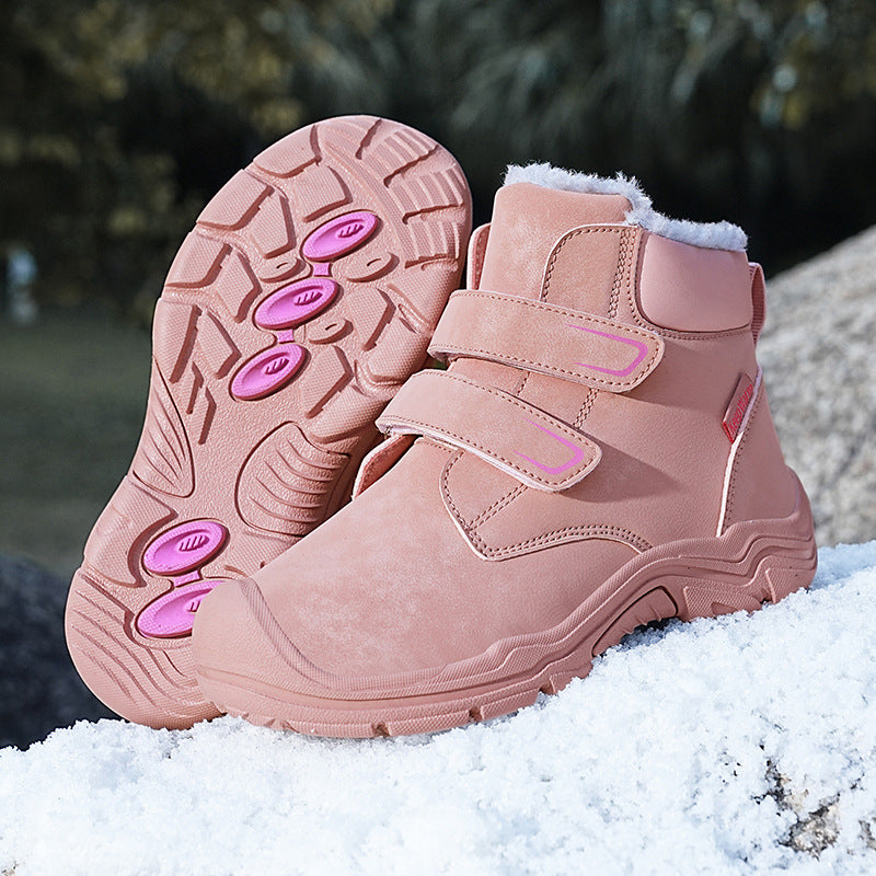 Damen Winter-Wanderschuhe mit isolierendem Futter und praktischen Klettverschlüssen EB