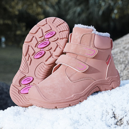 Damen Winter-Wanderschuhe mit isolierendem Futter und praktischen Klettverschlüssen EB