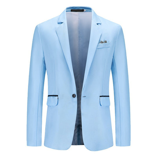 Herren Eleganter Anzugblazer mit feiner Struktur und modernem Schnitt EB