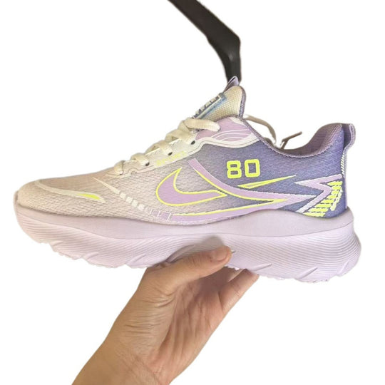 Damen Atmungsaktive Sport Sneakers mit dämpfender Sohle und rutschfester Außensohle EB