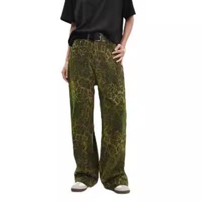 Damen weit geschnittene Haremshose im Wildleder-Look EB
