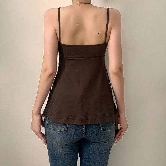 Damen Bustieroberteil mit eleganten Spitzeinsätzen und locker fallendem Schnitt EB