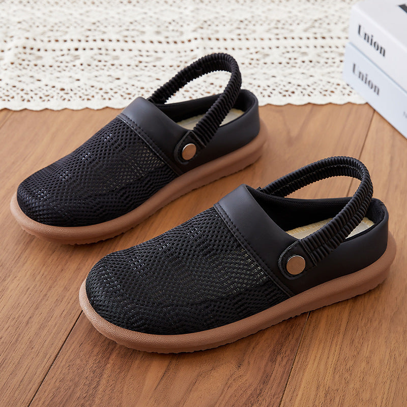 Damen Atmungsaktive Clogs mit flexiblem Riemen EB