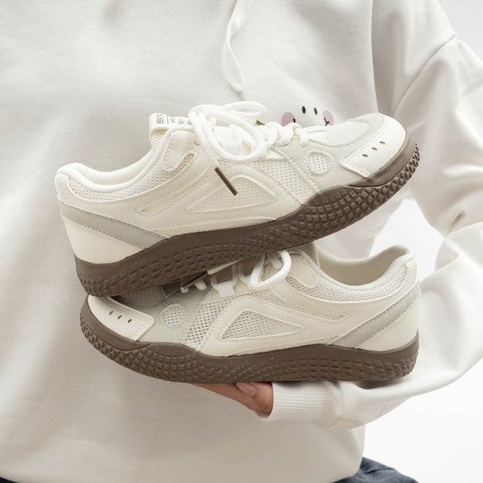Damen Sportliche Freizeitschuhe mit atmungsaktiver Mesh-Konstruktion und rutschfester Sohle EB
