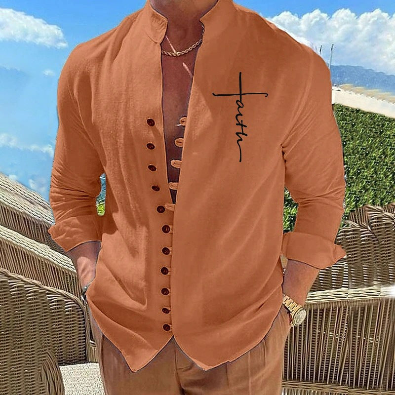 Herren luftige Hemdbluse EB
