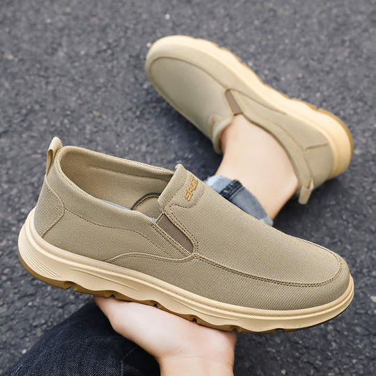 Damen Bequeme Slip-On Freizeitschuhe mit flexibler Sohle EB