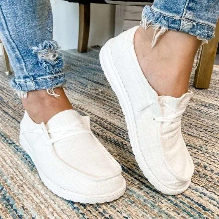 Damen Slip-On Freizeitschuhe mit atmungsaktivem Obermaterial EB