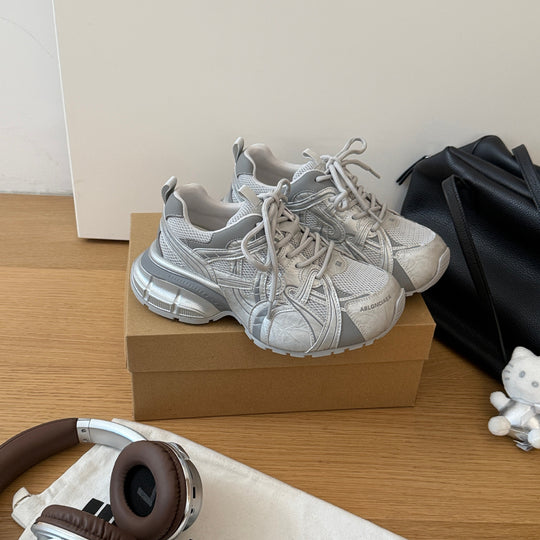 Damen Hochleistungs-Sneaker mit luftdurchlässiger Mesh-Oberfläche und dämpfender Sohle EB
