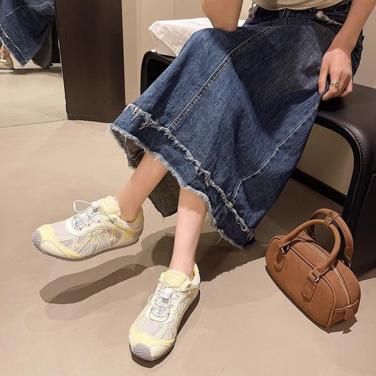 Damen Bequeme Sport-Sneaker mit atmungsaktiver Mesh-Oberfläche und innovativer Dämpfung EB