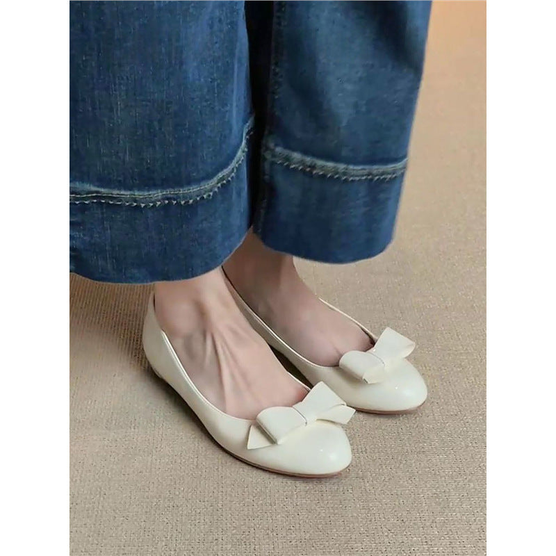 Damen Ballerinas mit elegantem Schleifendetail EB