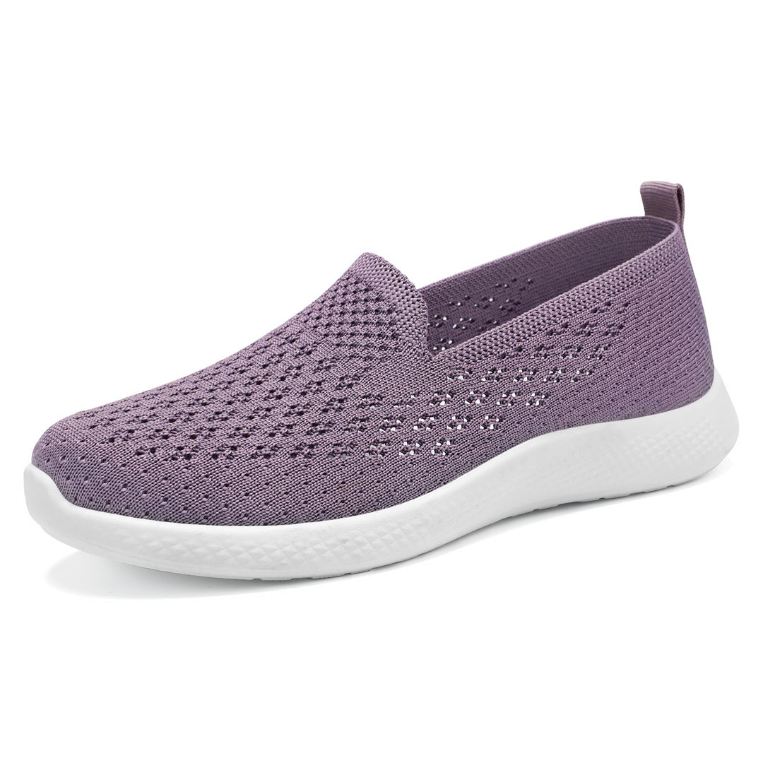 Damen Atmungsaktive Slip-On Schuhe mit flexibler Sohle EB