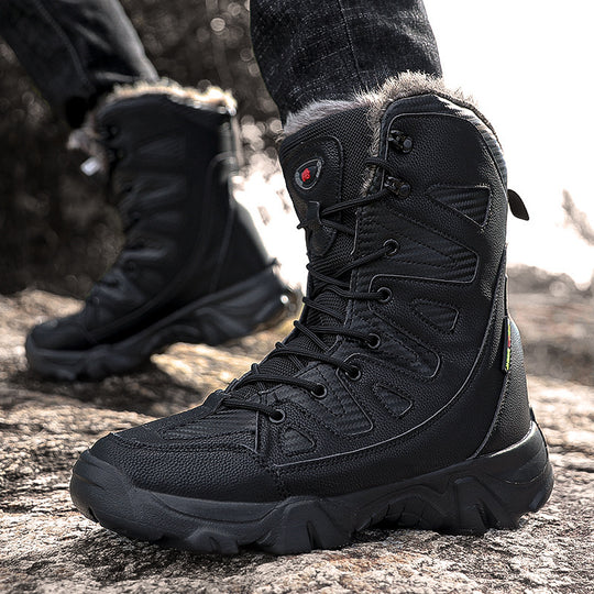 Damen Waterproof Trekkingstiefel mit isolierender Fütterung und rutschfester Profilsohle EB