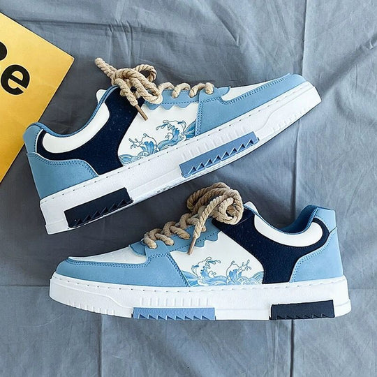 Damen modische Sneakers mit einzigartigem Design und strapazierfähigem Obermaterial EB