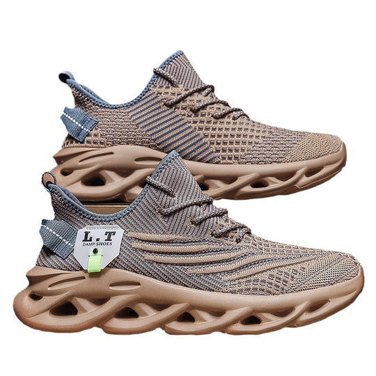 Damen Leichte Mesh-Laufschuhe mit atmungsaktivem Design und dämpfender Sohle EB