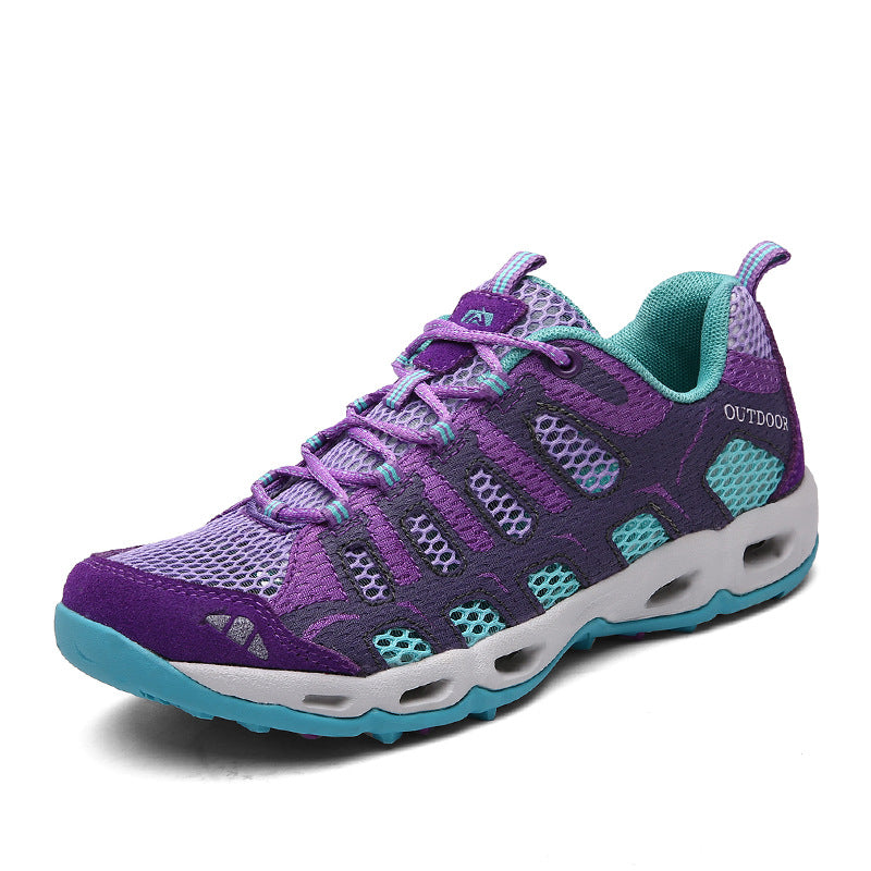 Damen Atmungsaktive Outdoor-Sneakers mit rutschfester Sohle EB