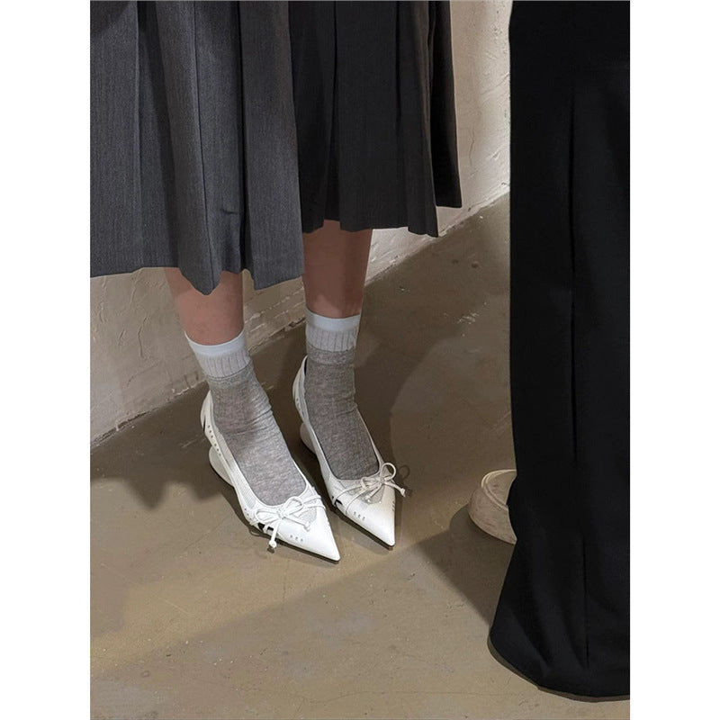 Damen modische High Heels mit futuristischem Design EB
