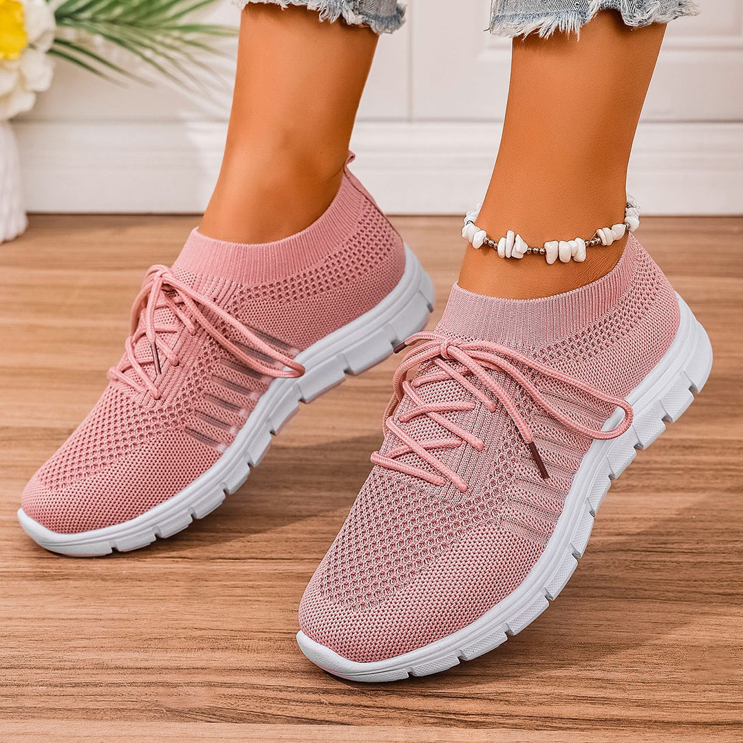 Damen Sportliche Komfort-Sneaker mit atmungsaktivem Obermaterial EB