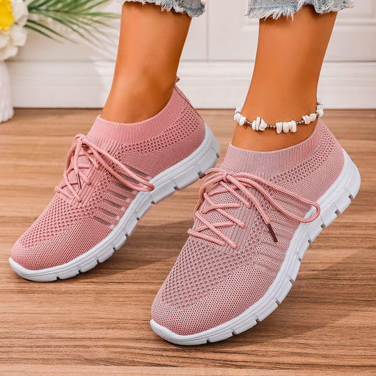 Damen Sportliche Komfort-Sneaker mit atmungsaktivem Obermaterial EB
