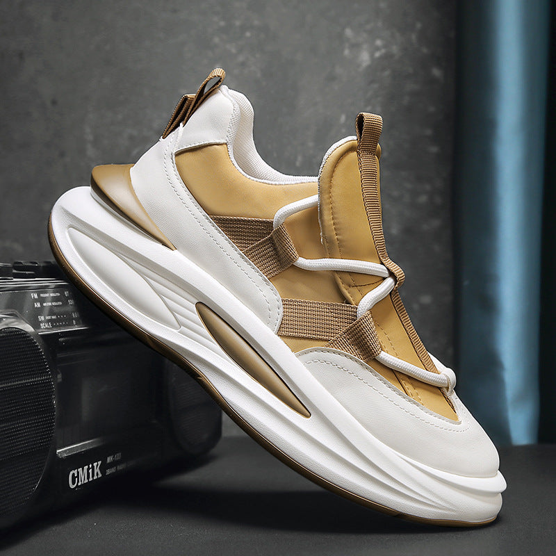 Damen Sportliche Sneakers mit elastischer Schnürsystem und atmungsaktiver Obermaterialkombination EB