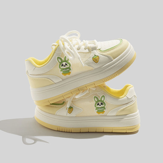 Damen Sneakers mit verspieltem Tierdesign und komfortabler Sohle EB