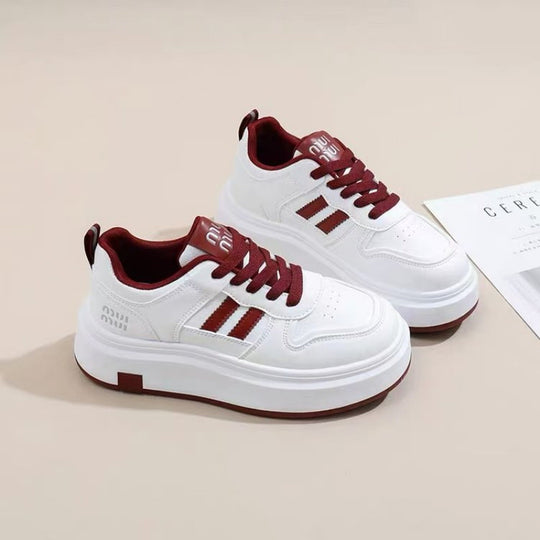 Damen Sneaker mit extra dicker Laufsohle und atmungsaktivem Obermaterial EB