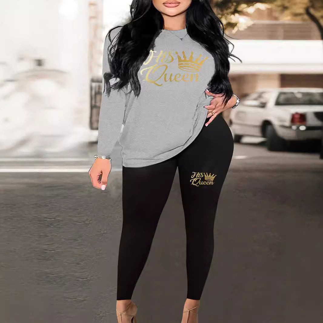 Damen Sweatshirt mit künstlerischem Bärenmotiv EB