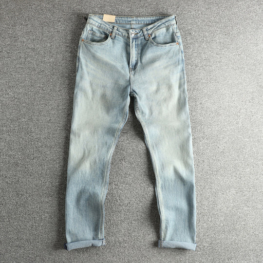 Damen Slim-Fit Jeans im authentischen Vintage-Look mit hohem Bund EB