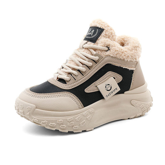 Damen isolierende High-Top Sneakers mit weichem Innenfutter und rutschfester Sohle EB