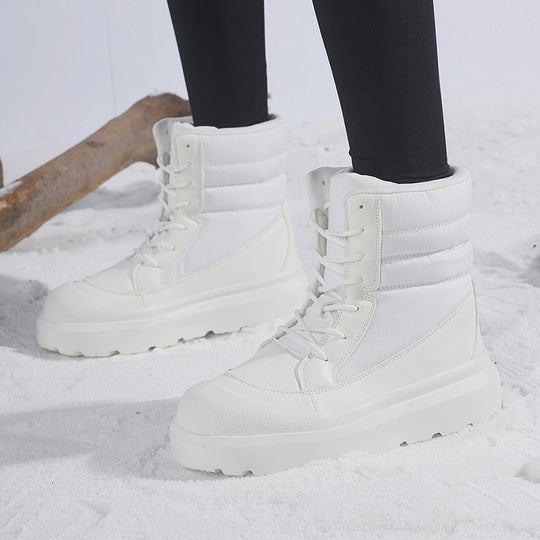 Damen Sportliche Winterstiefel mit isolierender Fütterung und rutschfester Sohle EB