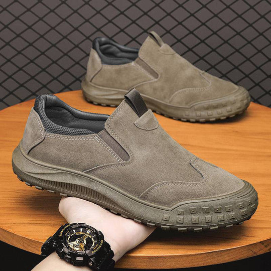 Damen Bequeme Slip-On Sneakers mit rutschfester Sohle EB