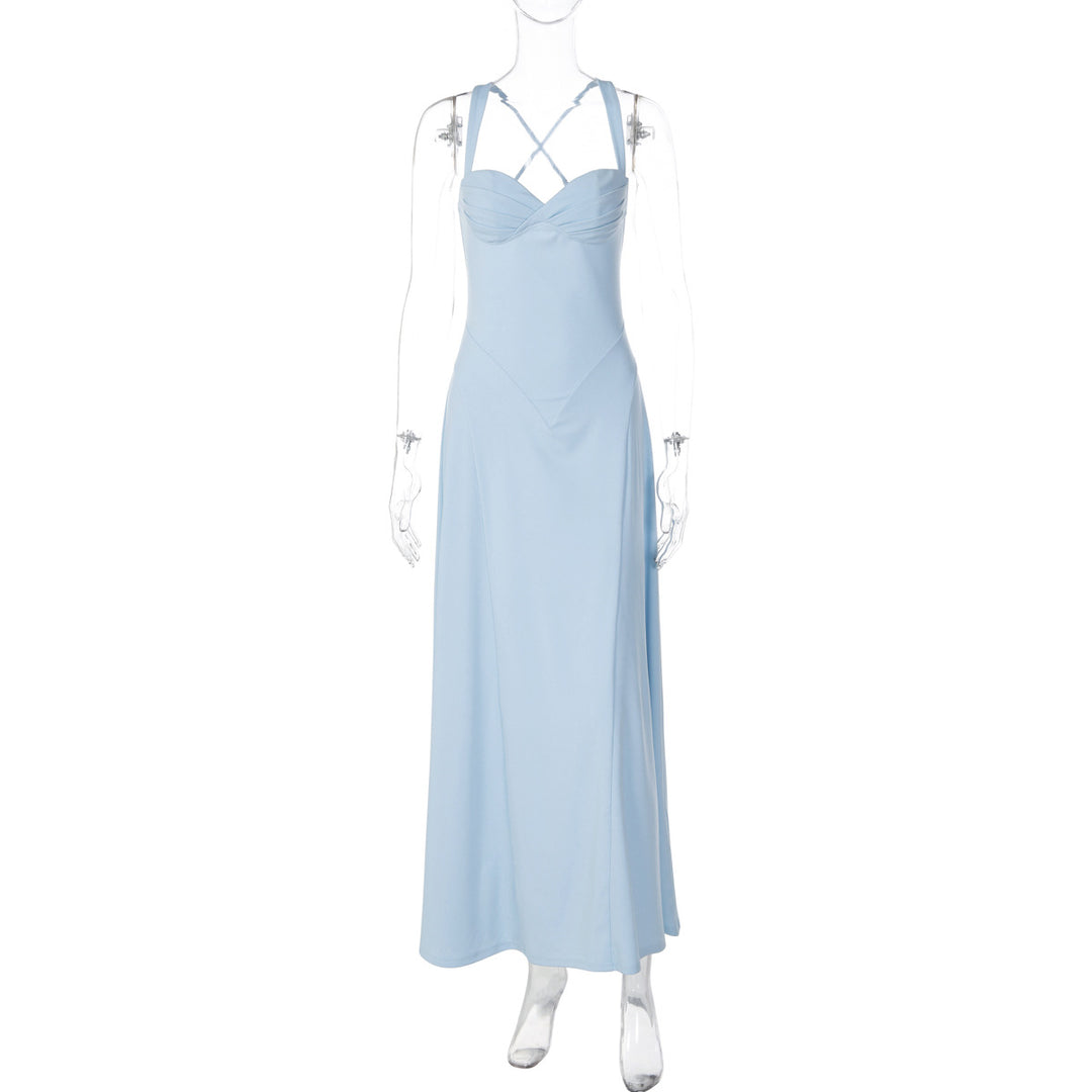 Damen Elegantes Maxikleid mit raffinierten Trägerdetails und schmeichelndem Schnitt EB